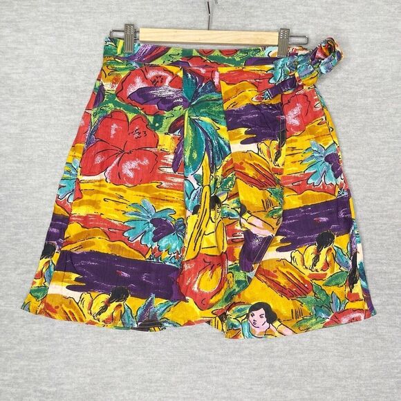 Bamboo Traders Womens 6 A-Line Skort Skirt/Shorts Art Deco Teal Stretch Bamboo Traders Womens 6 A-Line Skort Skirt/Shorts Art Deco Teal Stretch